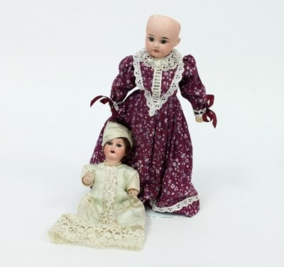 Lot 459 - An Armand Marseille bisque head doll, with...