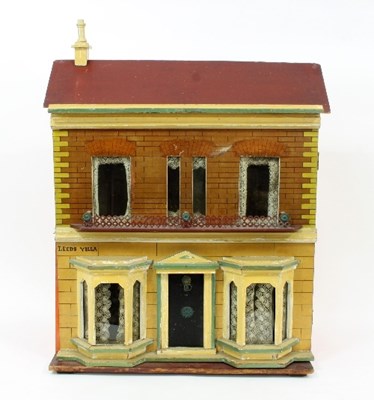 Lot 466 - A 20th Century wooden doll's house, 'Leeds...