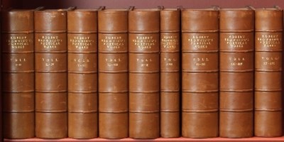 Lot 477 - Browning (Robert) Poetical Works, 9 volumes,...