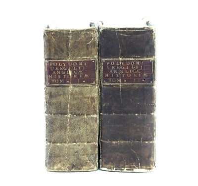 Lot 542 - Polydore Vergil. Anglicae Historiae 2 vols.,...