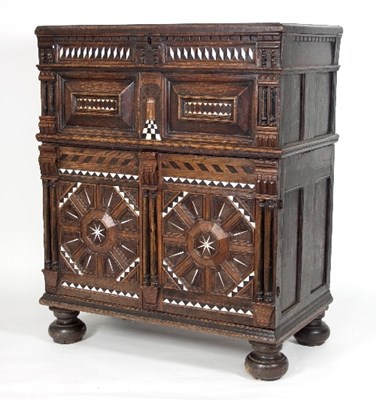 Lot 651 - An Anglo-Portuguese late 17th Century oak...