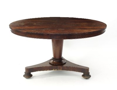 Lot 758 - A Regency rosewood breakfast table, the...