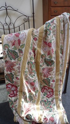 Lot 793 - Three pairs of floral and stripe printed...