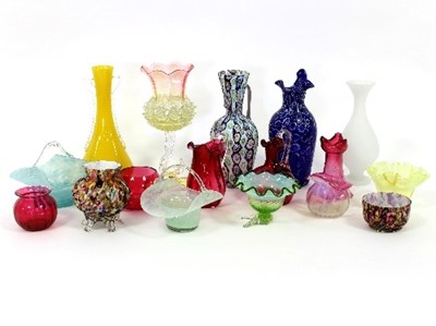 Lot 24 - Sundry coloured glass