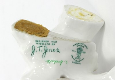 Lot 49 - A Crown Staffordshire cockatoo by J T Jones...