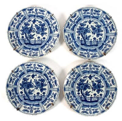 Lot 61 - Four late 17th and early 18th Century Delft...