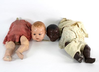 Lot 437 - An Armand Marseille doll, with open mouth and...