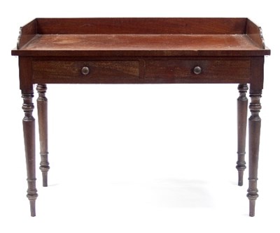 Lot 470 - A Victorian mahogany washstand with...