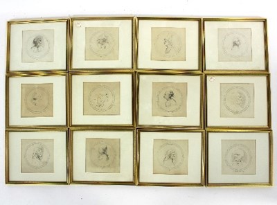 Lot 748 - 18th Century French School/Facial...