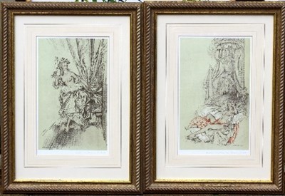 Lot 755 - After William Russell Flint/Madame Du Barry/a...