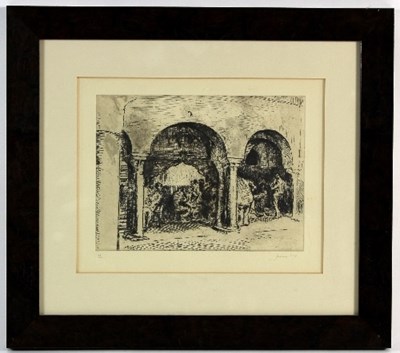 Lot 759 - Martin Yeoman/The Card Players, Tunis/signed...