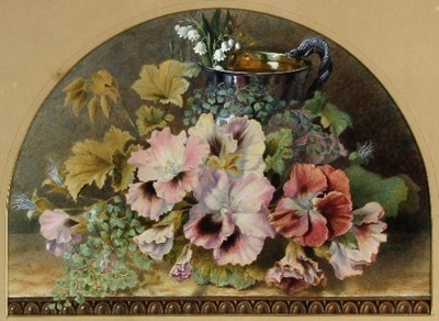 Lot 776 - Follower of Edward Ladell/Still Life with...