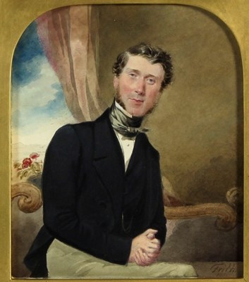 Lot 813 - Frederick Frith (1819-1871)/Portrait of a...