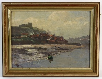 Lot 861 - Cornelius Wagner (1870-1956)/Whitby/oil on...