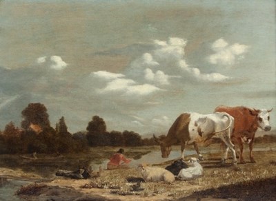 Lot 873 - Attributed to Karel Dujardin (Dutch...