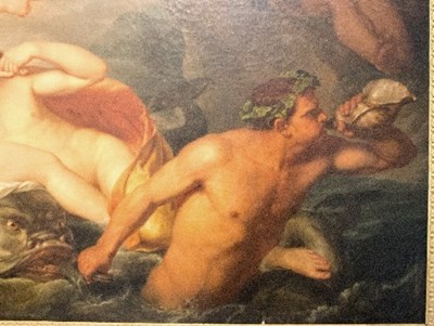 Lot 892 - 18th Century French School/Acis & Galatea/oil...