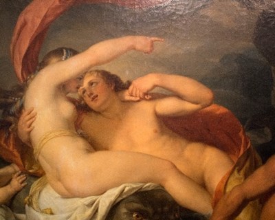 Lot 892 - 18th Century French School/Acis & Galatea/oil...