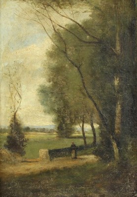 Lot 896 - Follower of Jean Baptiste Camille Corot/Figure...