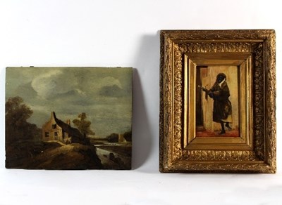 Lot 899 - After R Ernst/North African Figure/oil on...