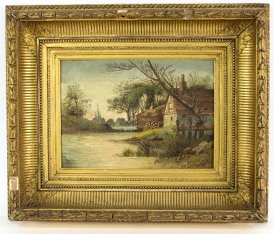 Lot 910 - 19th Century School/River Landscape with Water...