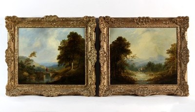 Lot 911 - Mid 19th Century English School/Landscape with...