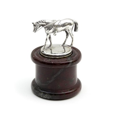 Lot 56 - A silver model horse, John & William Deakin,...