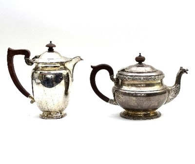 Lot 80 - A silver teapot, Adie Bros. Ltd., Chester,...