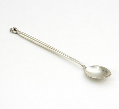 Lot 88 - A Georg Jensen cocktail spoon, in the Acorn...