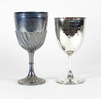 Lot 114 - A silver trophy cup, HW, Sheffield 1906,...