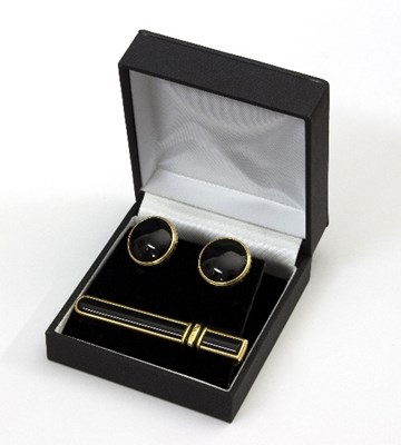 Lot 263 - A pair of Montblanc cufflinks, each with a...