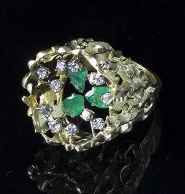 Lot 281 - A John Donald ring of modern design, the...