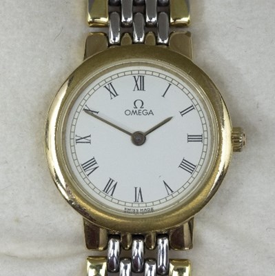 Lot 315 - An Omega De Ville lady's wristwatch with...