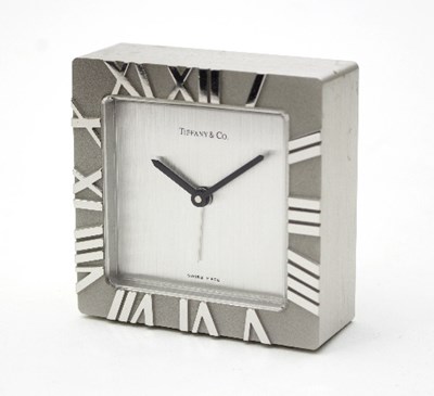 Lot 330 - A bedside alarm clock by Tiffany & Co., the...