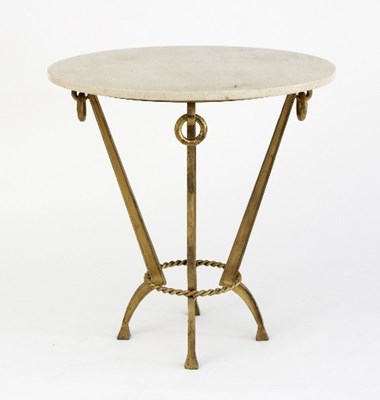 Lot 366 - A 20th Century gilt metal occasional table...