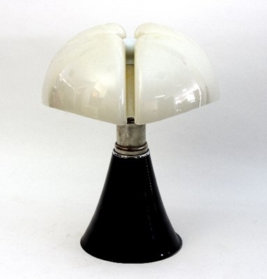 Lot 395 - A mid 20th Century table lamp with moulded...