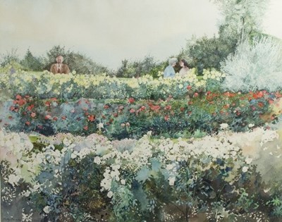 Lot 472 - Betty Pennell (British, born 1930)/Rose Garden...