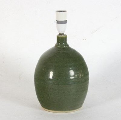 Lot 537 - Russell Collins, Hook Norton Pottery/A green...