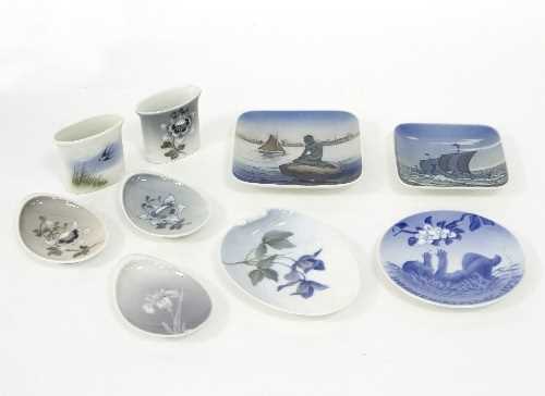 Lot 570 - A collection of Royal Copenhagen china, a...