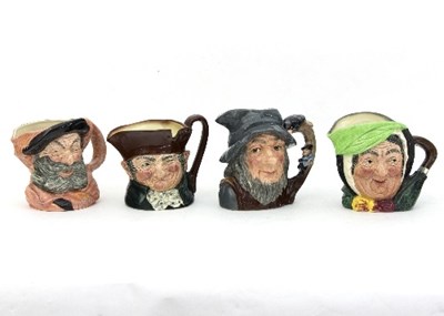 Lot 574 - Four Royal Doulton character jugs, Sairey Gamp,...