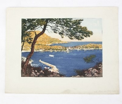 Lot 615 - W Romey (20th Century)/Harbour...