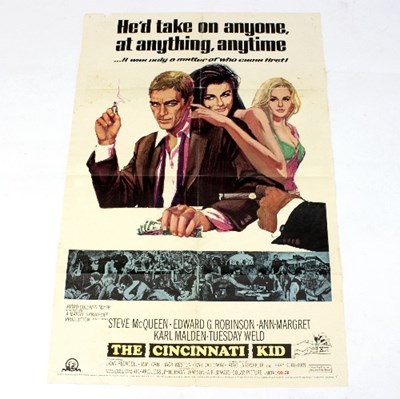 Lot 620 - The Cincinnati Kid, film poster circa 1965,...