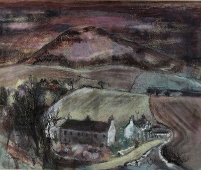 Lot 706 - Theresa Flynn (Scottish 1923-2009)/Cottages in...