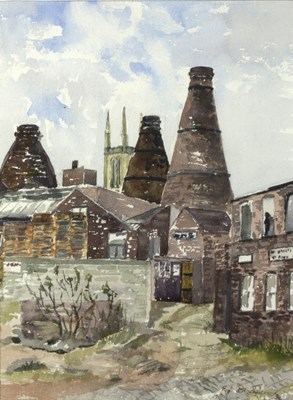 Lot 742 - Eva Bradley/The Bottle Ovens, Short St,...