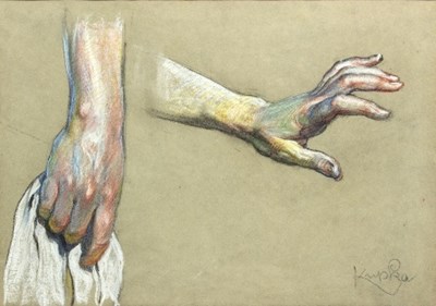 Lot 744 - Frantisek Kupka (Czech/French 1871-1957)/Study...