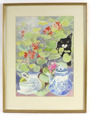 Lot 749 - Lesley Holmes (British 20th Century)/Still...