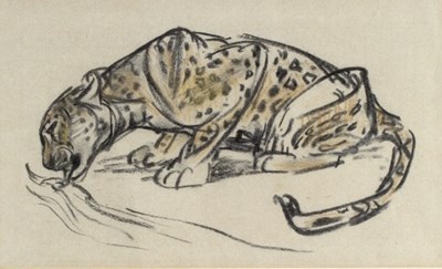 Lot 754 - Elsie Henderson (British 1880-1967)/Leopard...