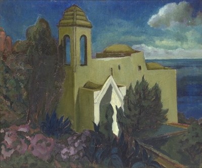 Lot 813 - James Arundel (British 1875-1960)/Church by...