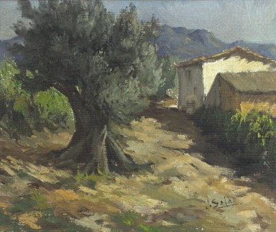 Lot 833 - Josep Sala (1928-2010)/Sol de Tarde, Soller...