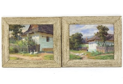 Lot 845 - Tibor Szontagh (1873-1930)/Landscapes/a pair,...