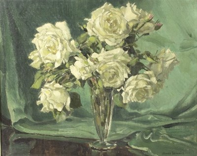 Lot 856 - Arnold Victor Beauvais (1886-1982)/Roses in a...